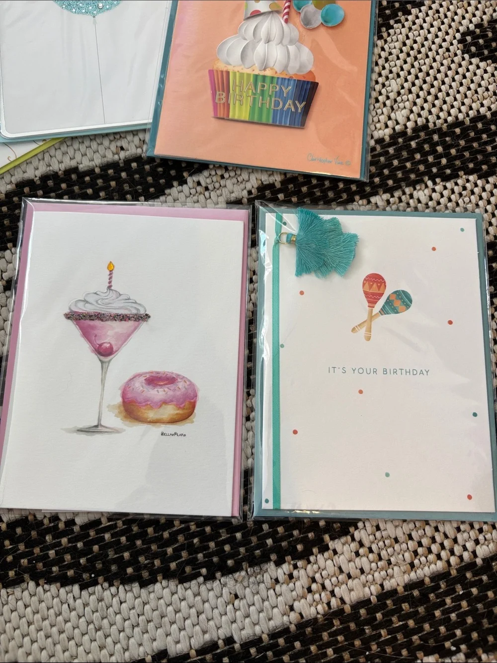 🆕Papyrus 5 Piece Birthday Greeting Card Bundle